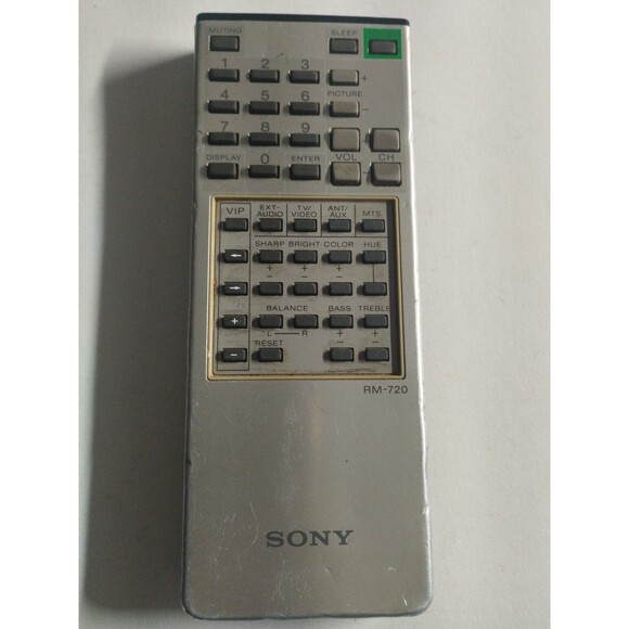Sony RM-720 TV Remote Control - Tested and Works - Picture 1 of 4